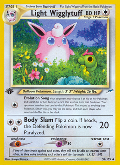Light Wigglytuff — Neo Destiny 054