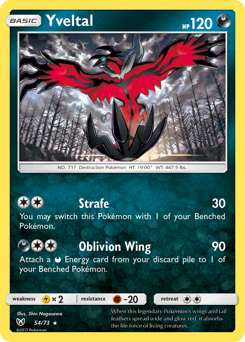 Yveltal — Shining Legends 054