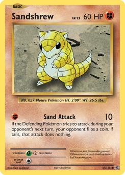 Sandshrew — Evolutions 054