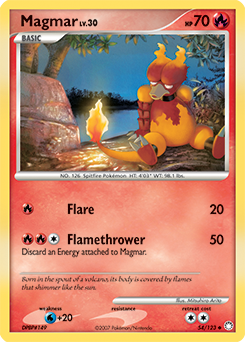 Magmar — Mysterious Treasures 054