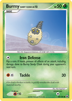 Burmy Sandy Cloak — Majestic Dawn 054