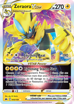 Zeraora VSTAR — Crown Zenith 055