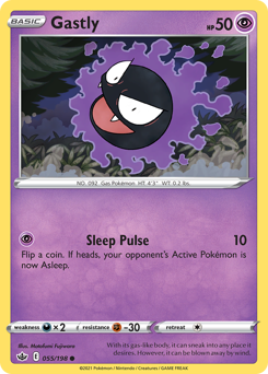 Gastly — SWSH6 055