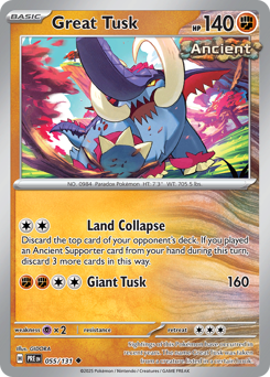 Great Tusk — Prismatic Evolutions 055