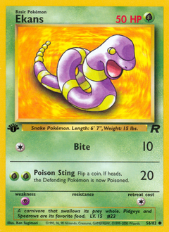 Ekans — Team Rocket 056