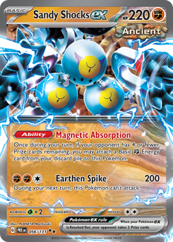 Sandy Shocks ex — Prismatic Evolutions 056