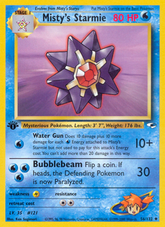 Misty's Starmie — Gym Heroes 056