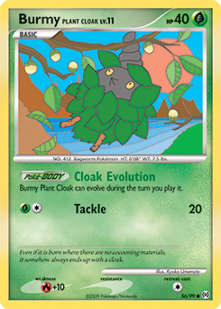 Burmy Plant Cloak — Arceus 056