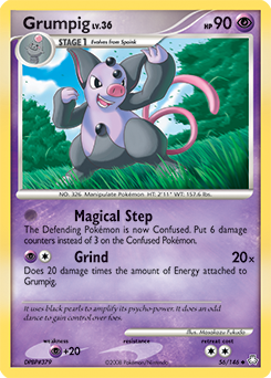 Grumpig — Legends Awakened 056