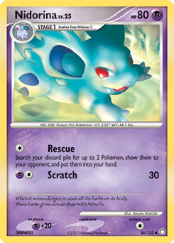 Nidorina — Mysterious Treasures 056