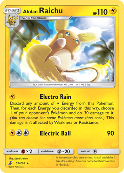 Alolan Raichu — Unified Minds 057