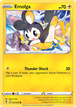 Emolga — Evolving Skies 057