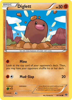 Diglett — XY 058