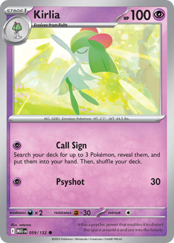 Kirlia — Mega Evolution 059