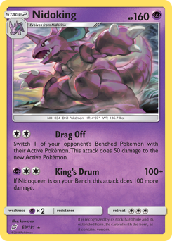 Nidoking — Team Up 059