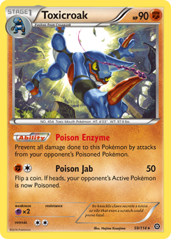 Toxicroak — XY11 059