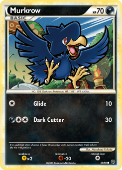 Murkrow — HS—Undaunted 059
