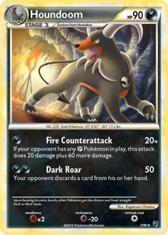 Houndoom — HS—Undaunted 005