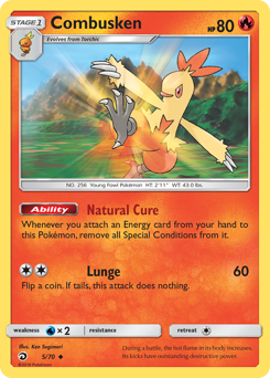 Combusken — Dragon Majesty 005