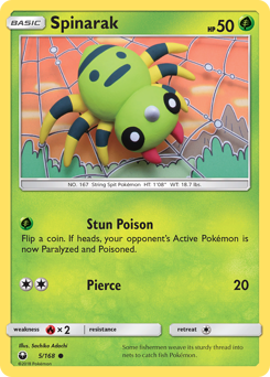 Spinarak — Celestial Storm 005