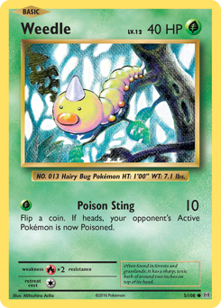 Weedle — Evolutions 005