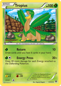 Tropius — Plasma Blast 005