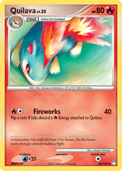 Quilava — Mysterious Treasures 060