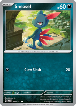 Sneasel — Prismatic Evolutions 061