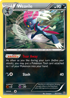 Weavile — Steam Siege 061