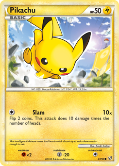 Pikachu — HS—Undaunted 061