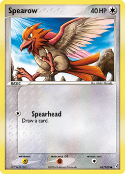 Spearow — Crystal Guardians 061