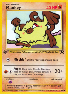 Mankey — Team Rocket 061