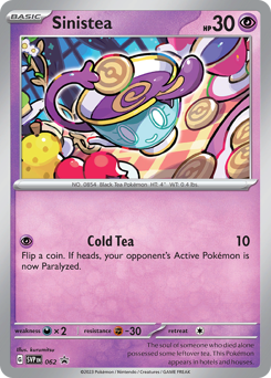 Sinistea — Scarlet & Violet Black Star Promos 062
