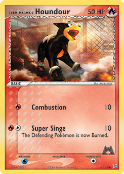 Team Magma's Houndour — Team Magma vs Team Aqua 062