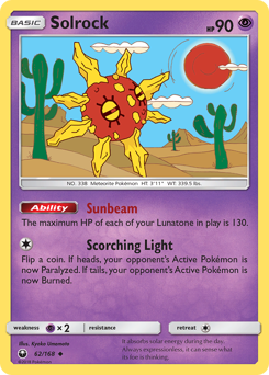 Solrock — Celestial Storm 062