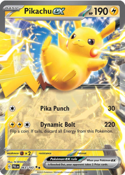 Pikachu ex — Paldea Evolved 063