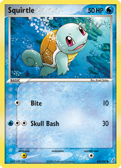 Squirtle — Crystal Guardians 063