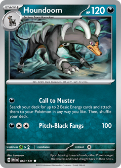 Houndoom — Prismatic Evolutions 063