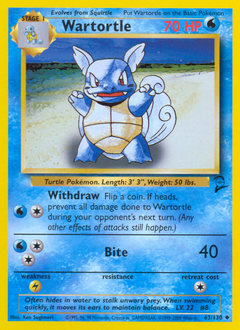 Wartortle — Base Set 2 063