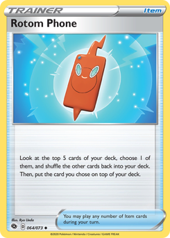 Rotom Phone — Champion's Path 064