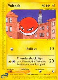 Voltorb — Aquapolis 064