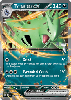 Tyranitar ex — Prismatic Evolutions 064