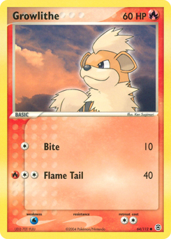 Growlithe — FireRed & LeafGreen 064