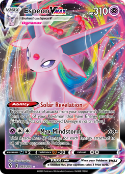 Espeon VMAX — Evolving Skies 065