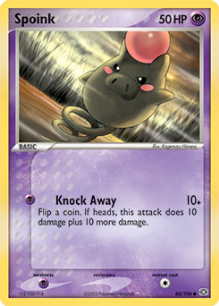 Spoink — Emerald 065