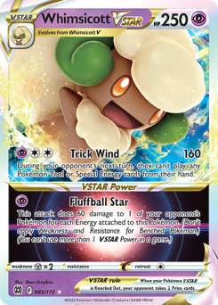 Whimsicott VSTAR — Brilliant Stars 065