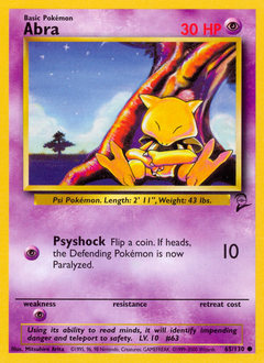 Abra — Base Set 2 065
