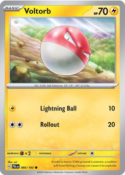 Voltorb — Paldea Evolved 066