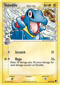 Totodile δ — Dragon Frontiers 067
