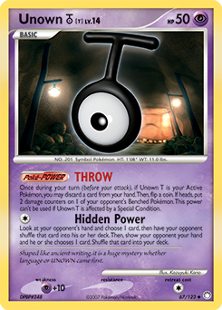 Unown [T] — Mysterious Treasures 067